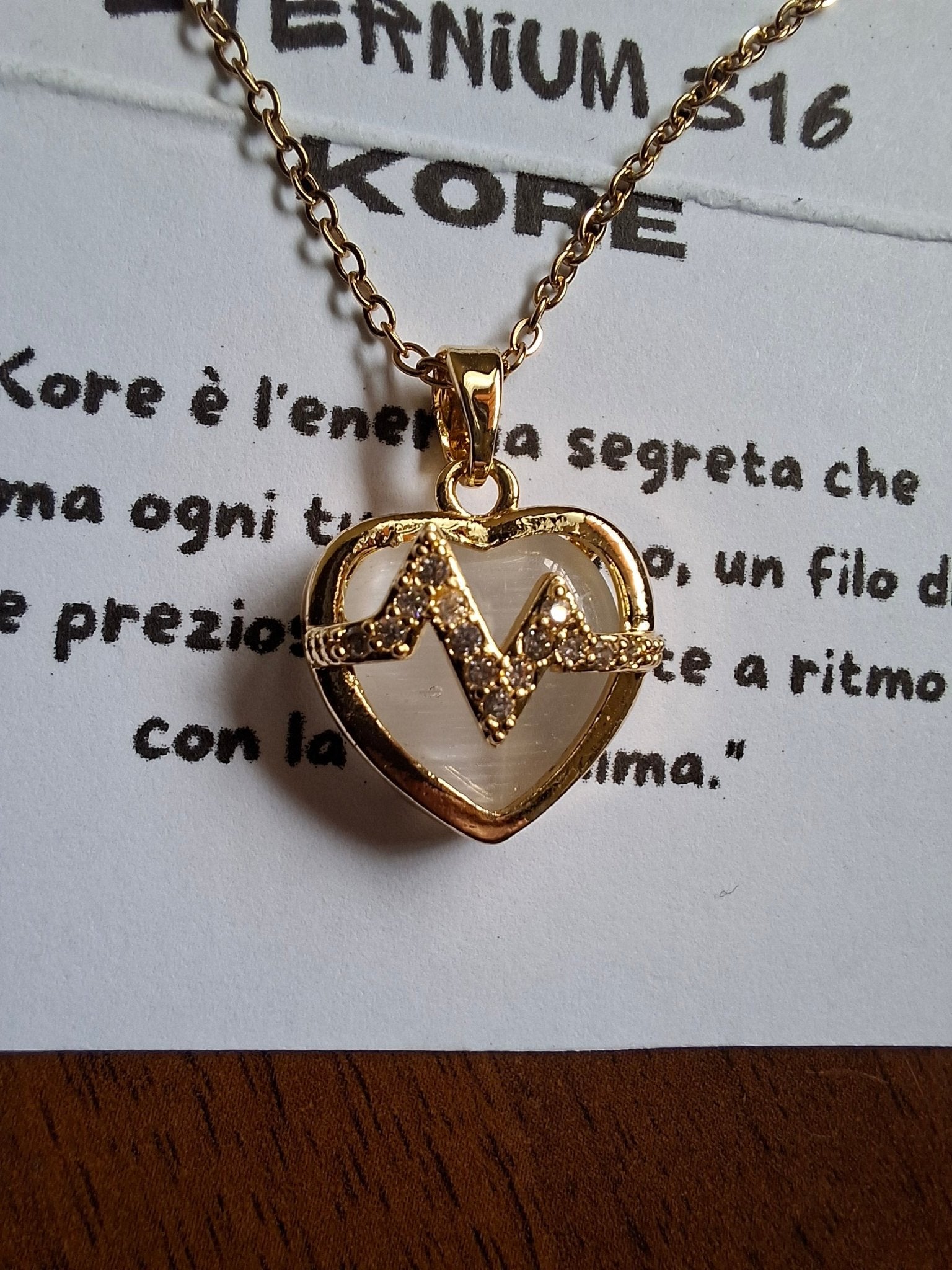 Collar KORE – Acero 316L y Oro 18K