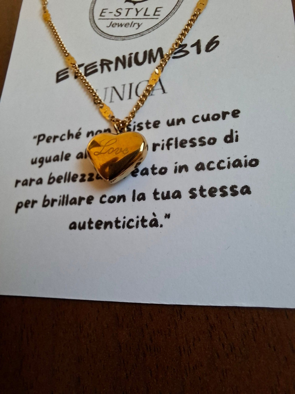Collier Eternium 316 pièce unique