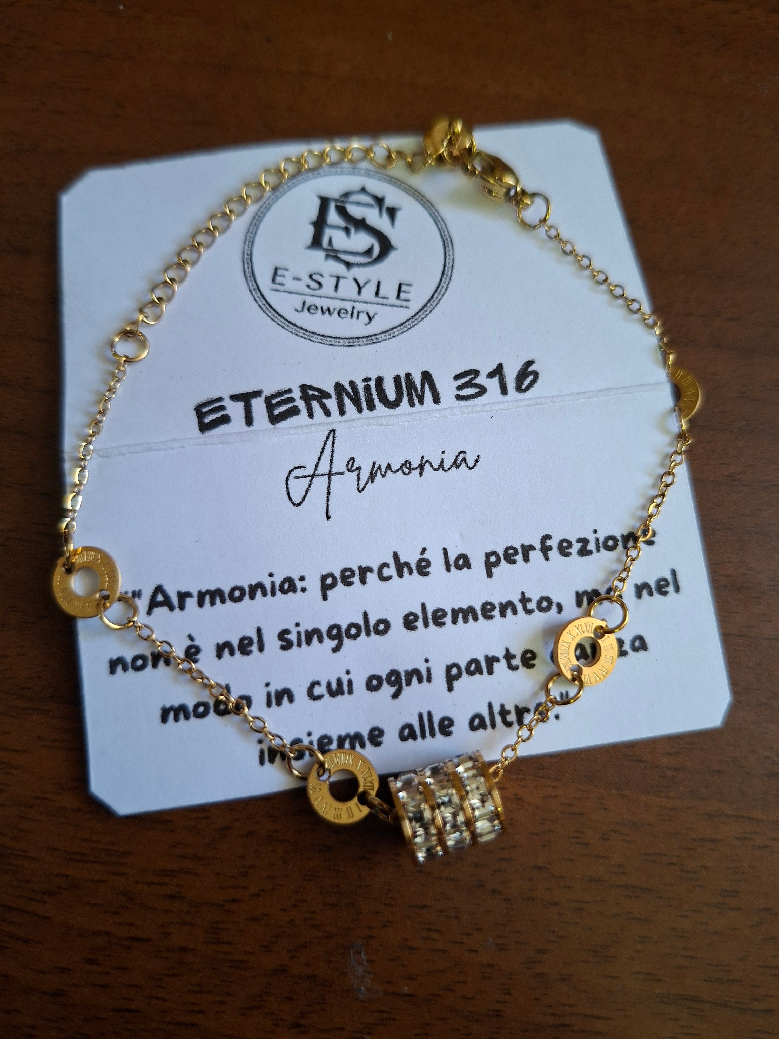 Bracciale "Armonia" in Acciaio inossidabile 316 L