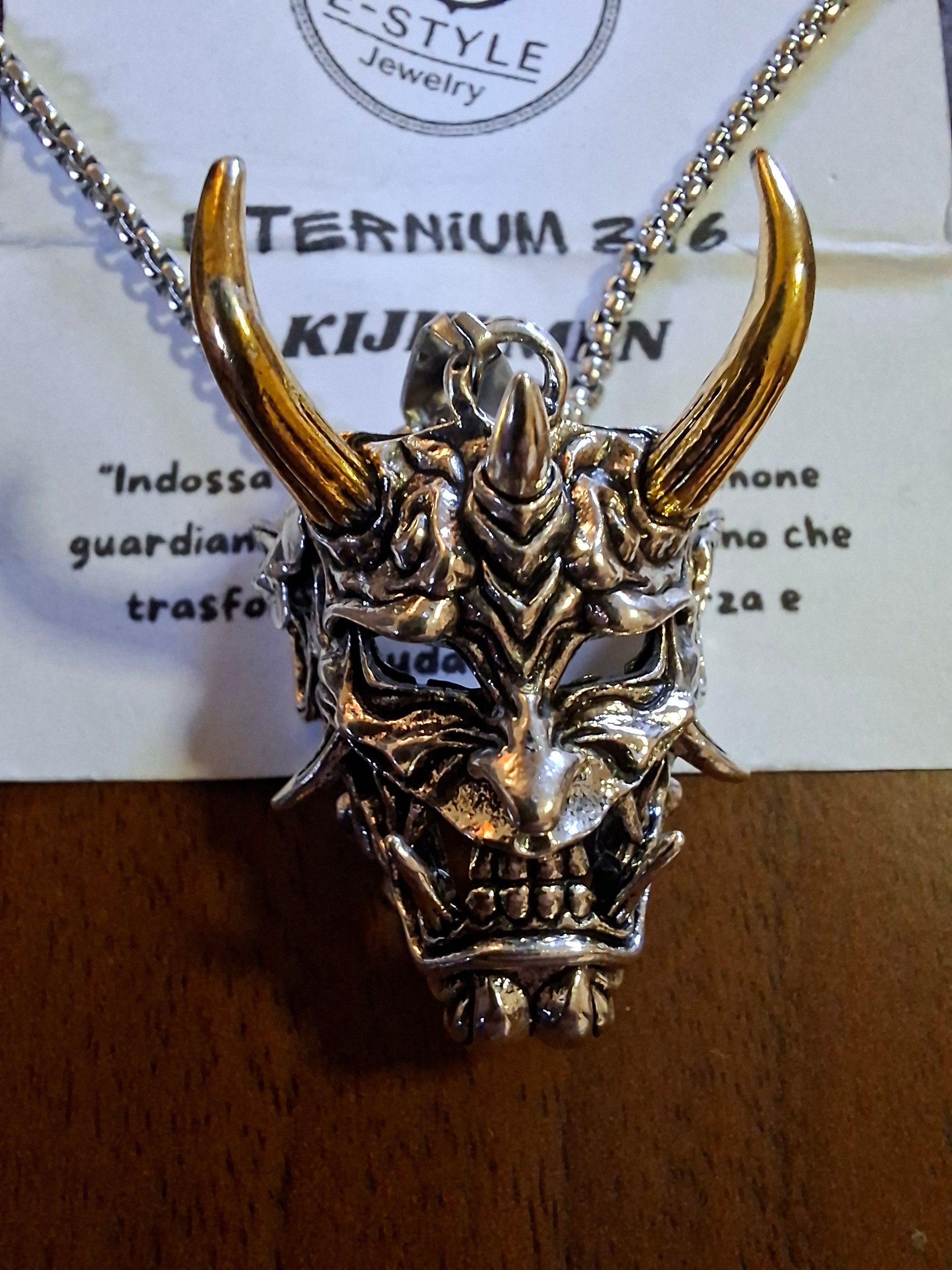 Collana Kijin Men - Acciaio 316L e Finitura Oro 18K - Eternium 316