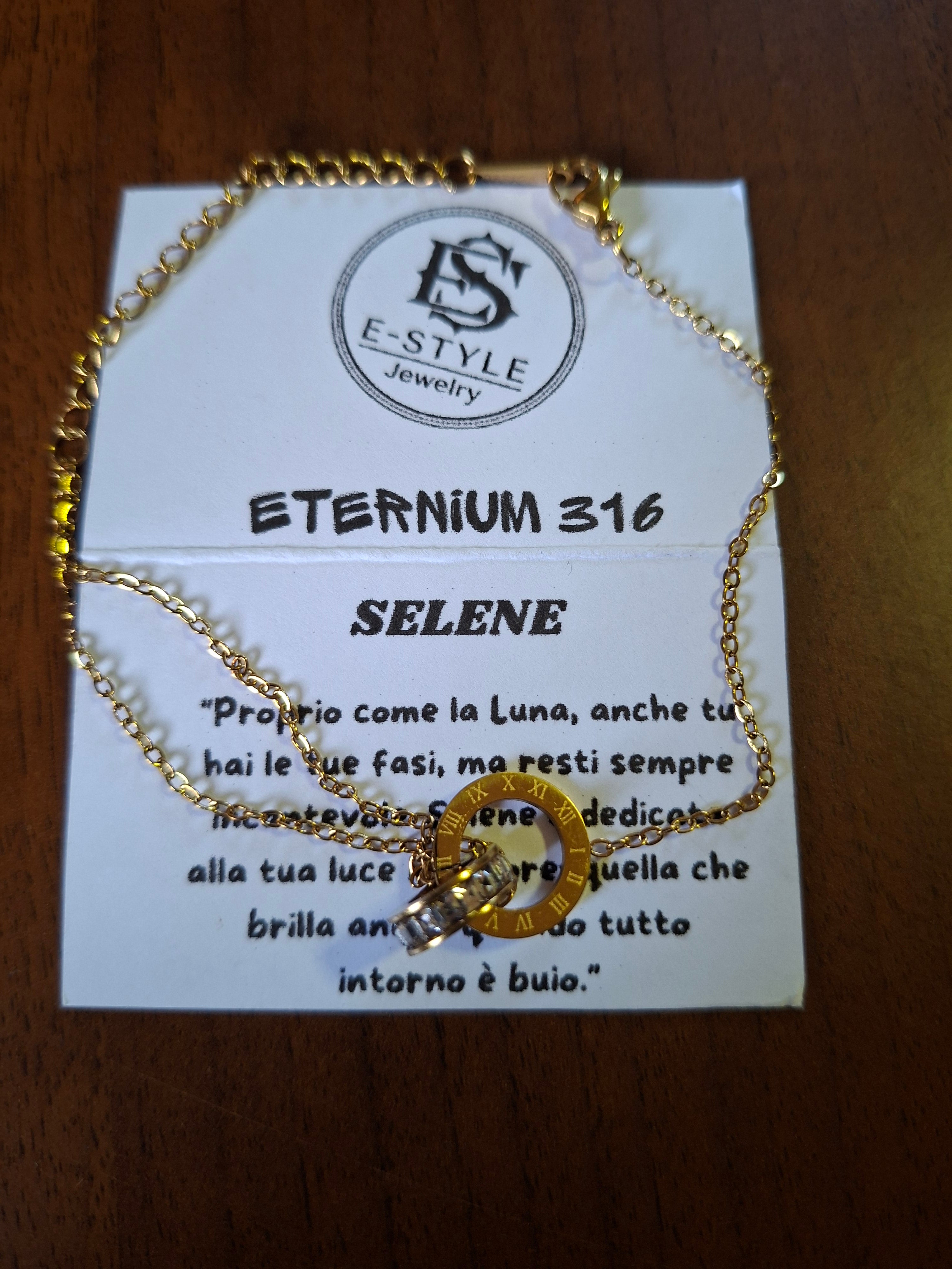 Bracciale "Selene"acciaio inossidabile 316 L