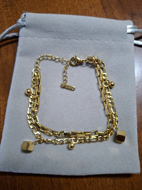 Bracciale "Aeterna" in acciaio inossidabile 316 L